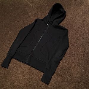 Lulu Lemon black Scuba Hoodie (zip up)